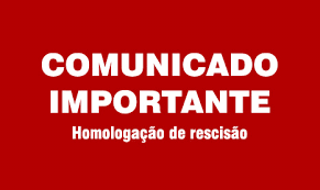 AGENDAMENTO DE HOMOLOGAÇÃO