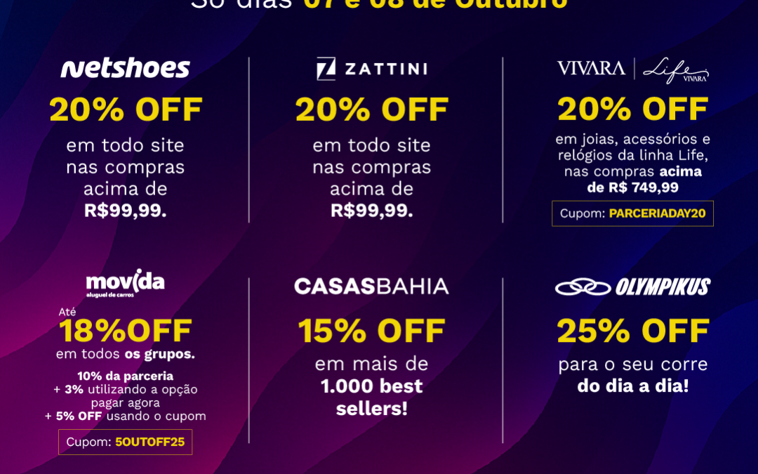 Condição especial PARCERIADAY