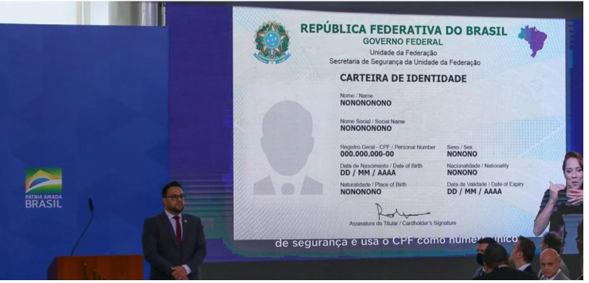 Governo anuncia novo modelo para carteira de identidade